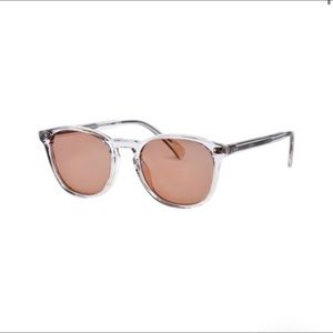 One All Every x RVS x Ugo Rondinone Panto Fire Red Sunglasses